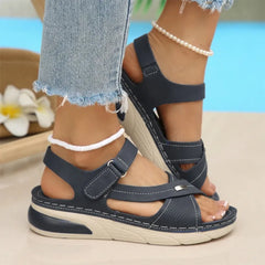 👡 Sandale Sport de Vară cu Platformă Ușoară – Prindere cu Arici, Talpă Moale Amortizantă și Confort Plus Size! 👟✨